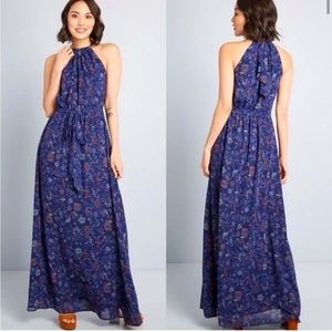 ModCloth Blue Maxi Dress